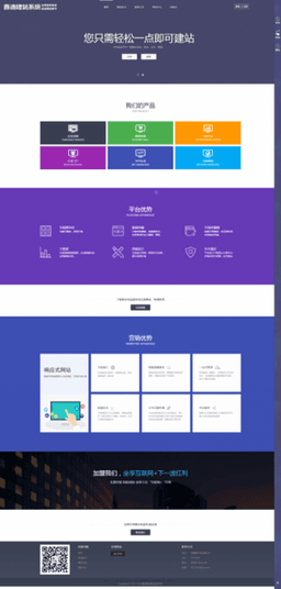 最新鑫迪自助建站系统源码V1.1完整版插图