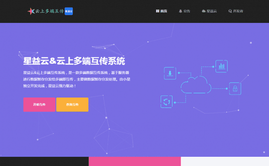 【完全开源免费】最新星益云-云上多端互传系统网站源码插图