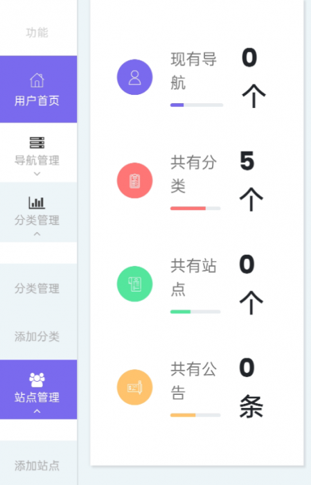 导航网源码系统分享+一键收录插图2