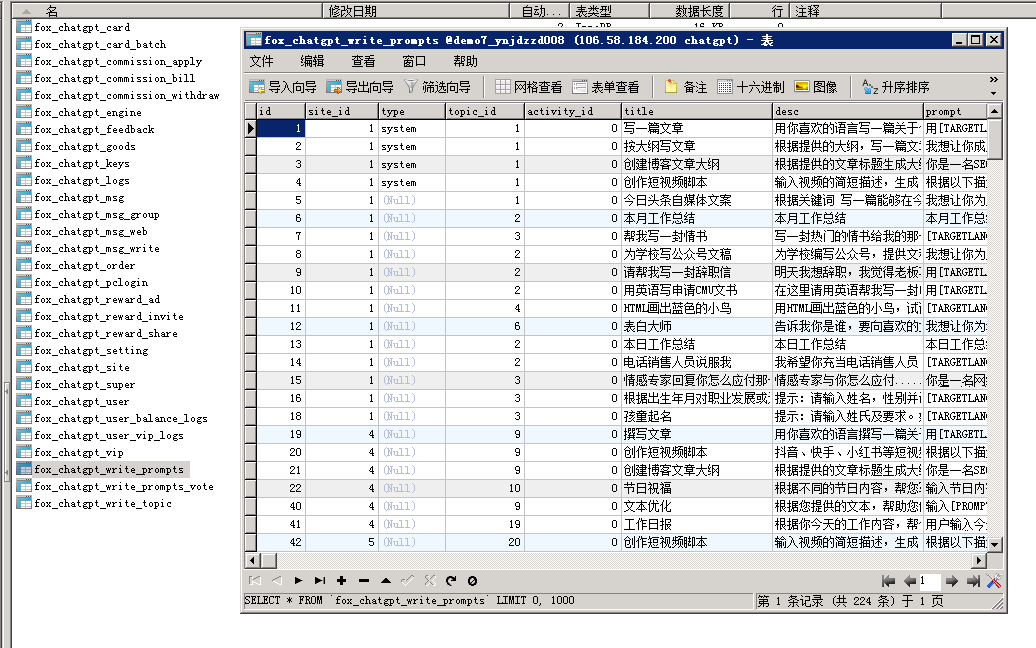 小狐狸GPT付费体验系统 版本升级及数据库结构同步教程插图29